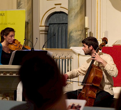 Duo Auxexis, ghc Preisträgerkonzert „Musik und Raum“ 2022 © Frank Stefan Kimmel